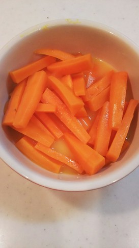 レンジで作る超簡単☆ニンジングラッセ
